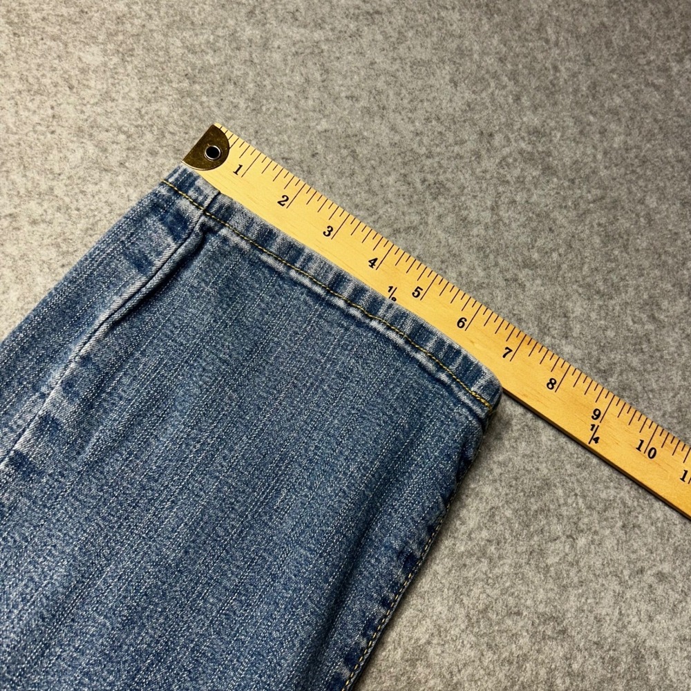 Levi's Jeans 512 Perfectly Slimming Womens 10M Blue Straight Leg Stretch Denim - Picture 14 of 14